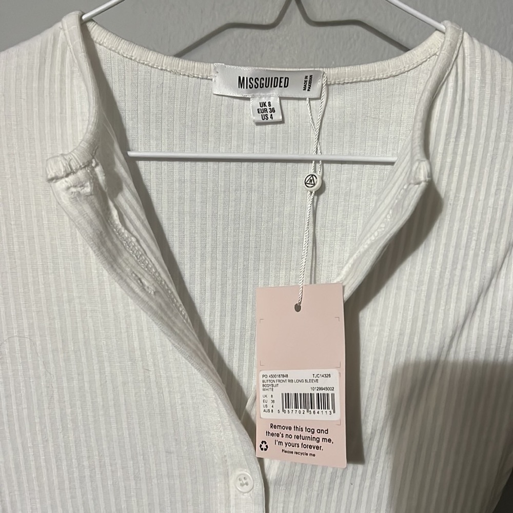 Button up long sleeve bodysuit - Picture 3 of 4